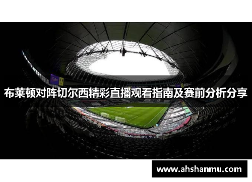布莱顿对阵切尔西精彩直播观看指南及赛前分析分享